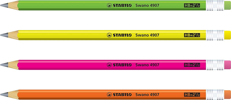 Matita Stabilo Swano Fluo con Gommino