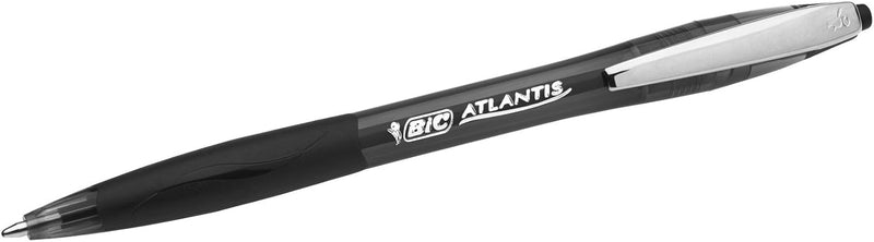 Penna a Sfera Bic Atlantis Soft a Scatto con Punta Media Nero