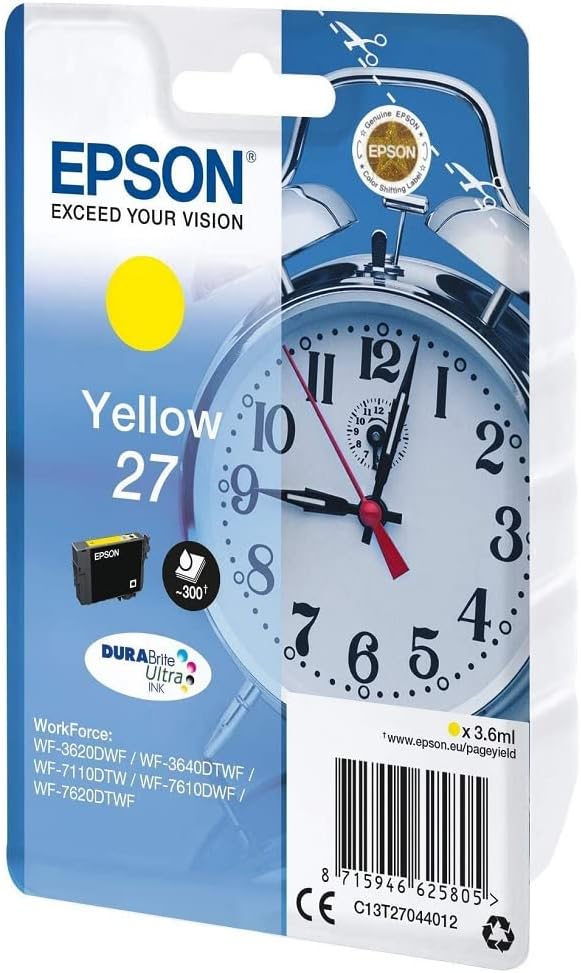 Cartuccia Originale Epson 27 Giallo