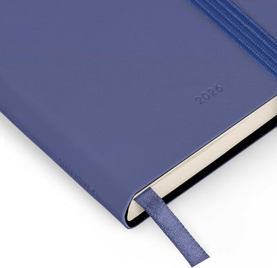Agenda 12 Mesi Legami Bi-Giornaliera Mini con Rubrica e Matita 2026 Future Dusk con Chiusura ad Elastico