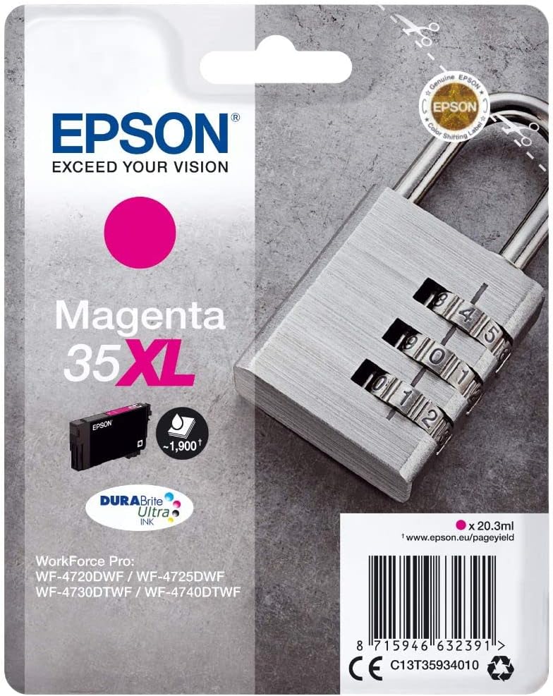 Cartuccia Originale Epson 35 XL Magenta