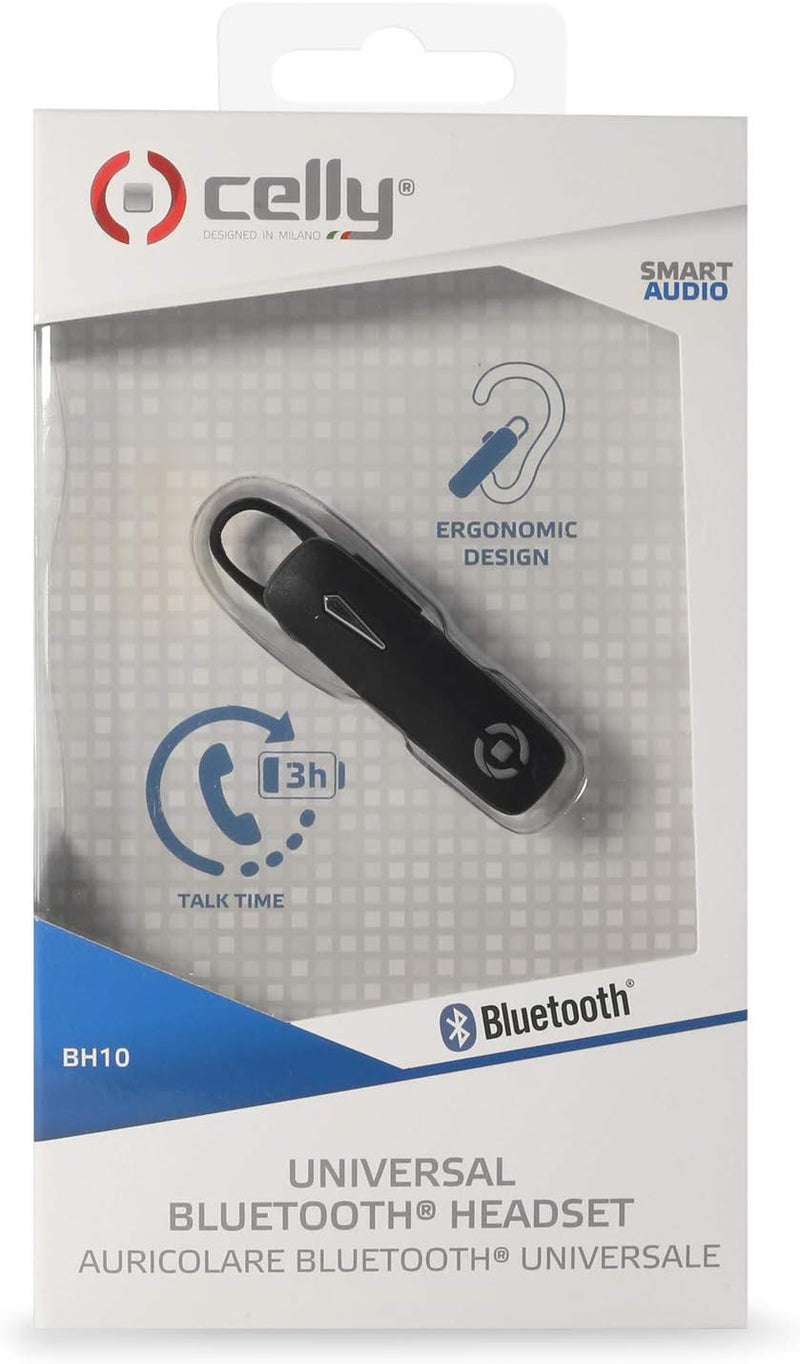 Auricolare Bluetooth Celly BH10 Nero