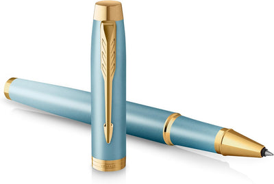 Penna Roller Parker IM Writing Rituals Green CT in Metallo con Punta Fine e Inchiostro Nero