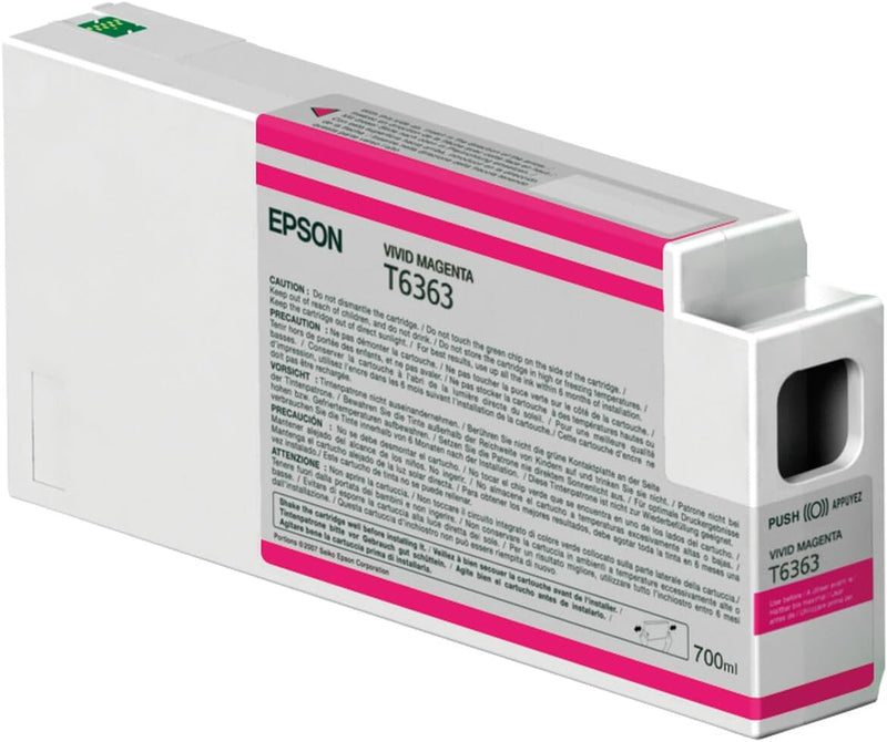 Cartuccia Originale Epson T6363 Magenta Vivido