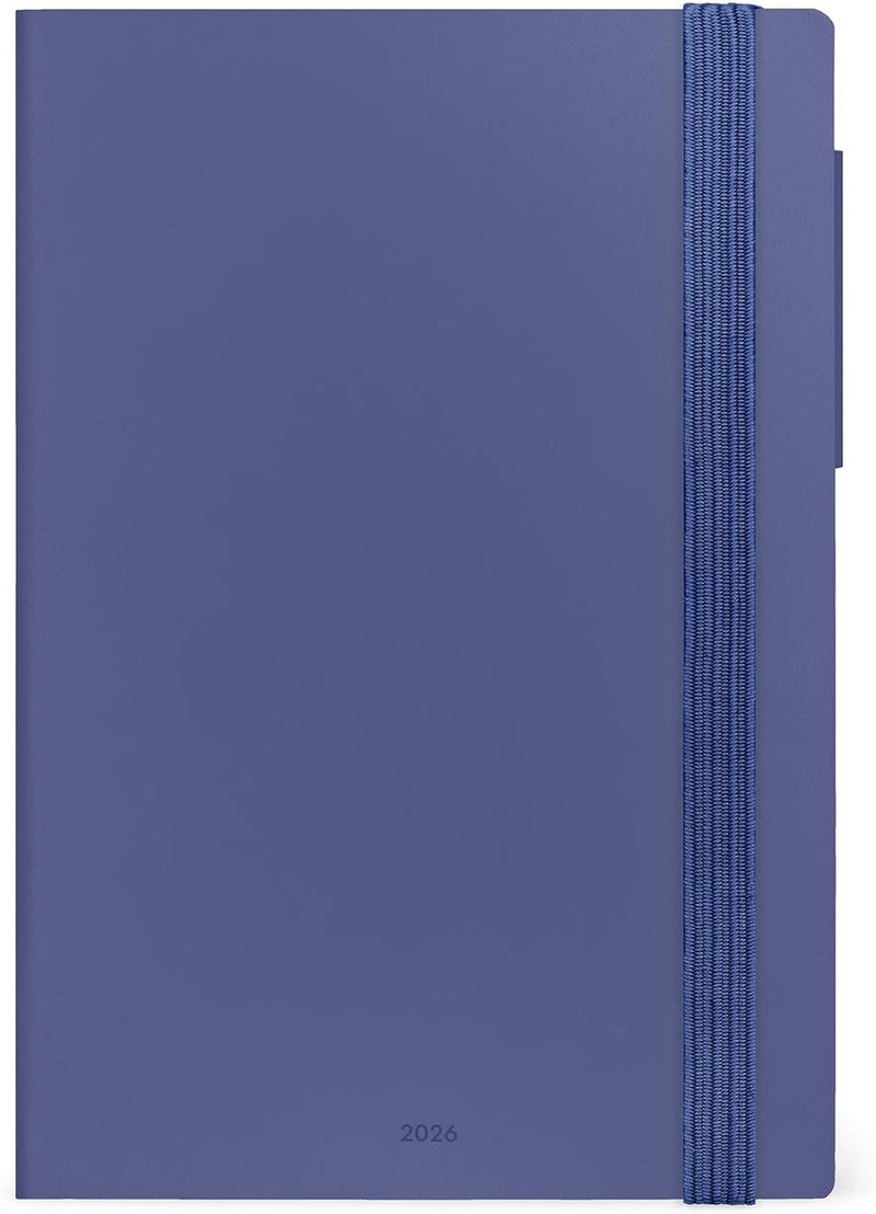Agenda 12 Mesi Legami Settimanale Medium con Notebook 2026 Future Dusk con Chiusura ad Elastico