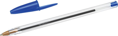 Penna a Sfera Bic Cristal con Punta Media Blu