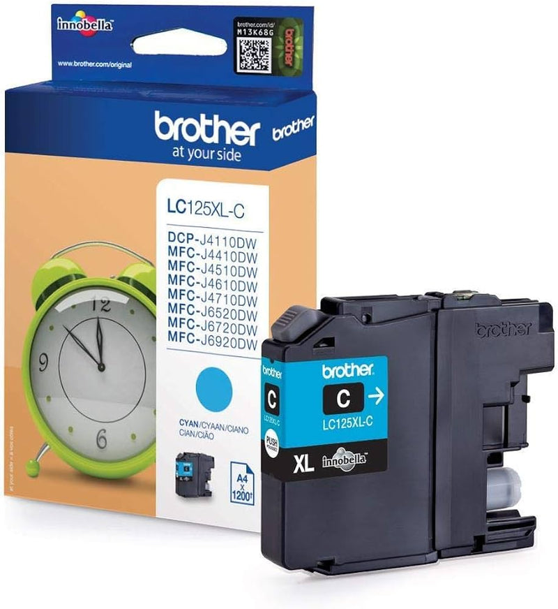 Cartuccia Originale Brother LC125 XL Ciano