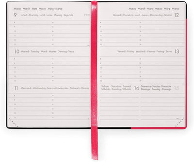 Agenda 12 Mesi Legami Settimanale Small 2026 Cherry Bomb con Chiusura ad Elastico