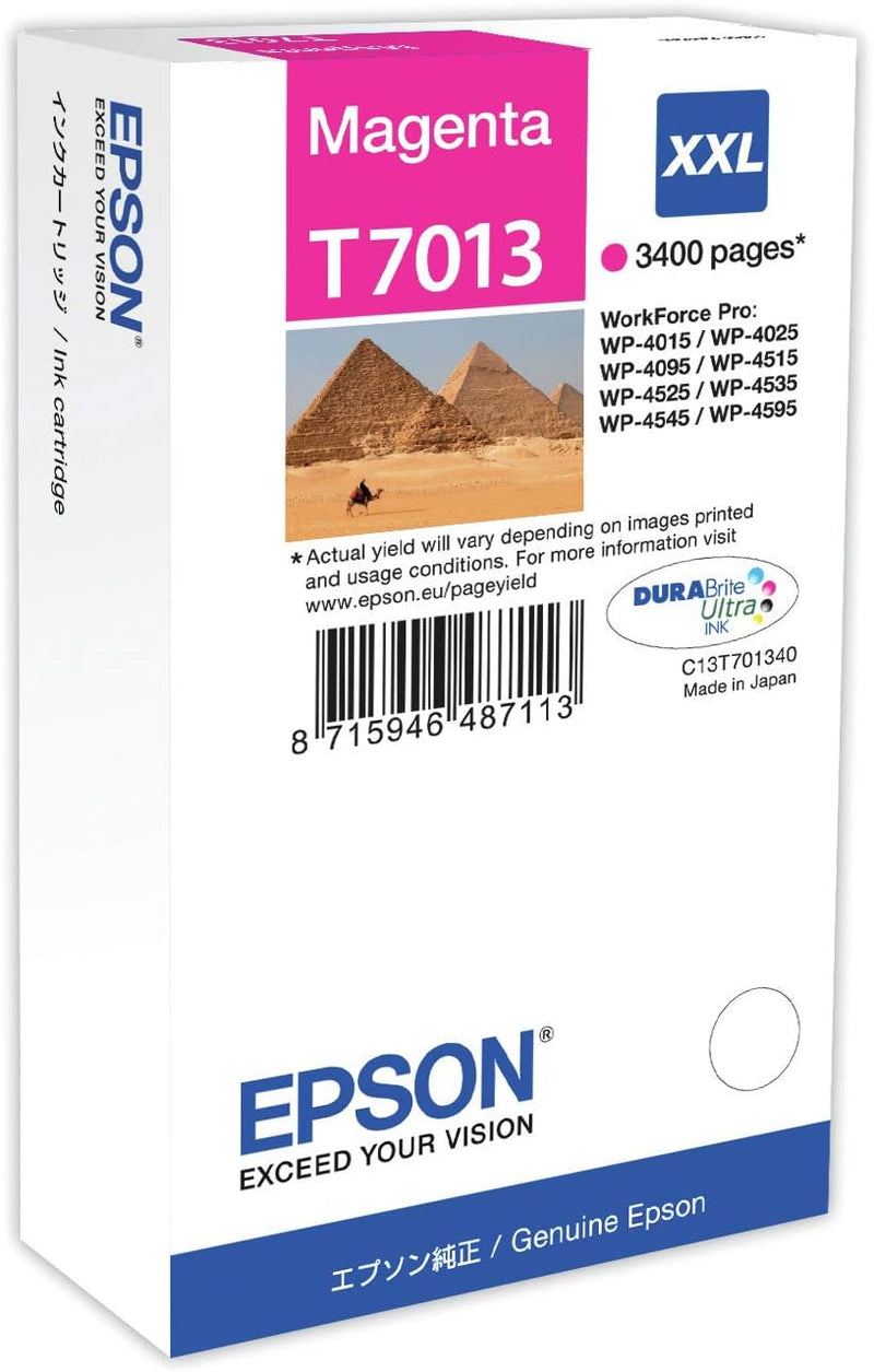 Cartuccia Originale Epson T7013 XXL Magenta