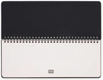 Planner da Scrivania 12 Mesi Legami Orizzontale 2026 Deep Graphite