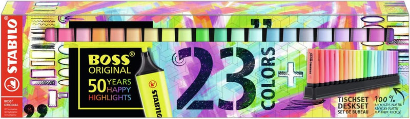 Evidenziatori Stabilo Boss Deskset - 23 pezzi
