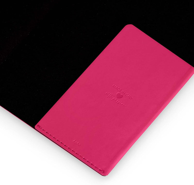 Agenda 12 Mesi Legami Giornaliera Medium 2026 Raspberry con Chiusura ad Elastico
