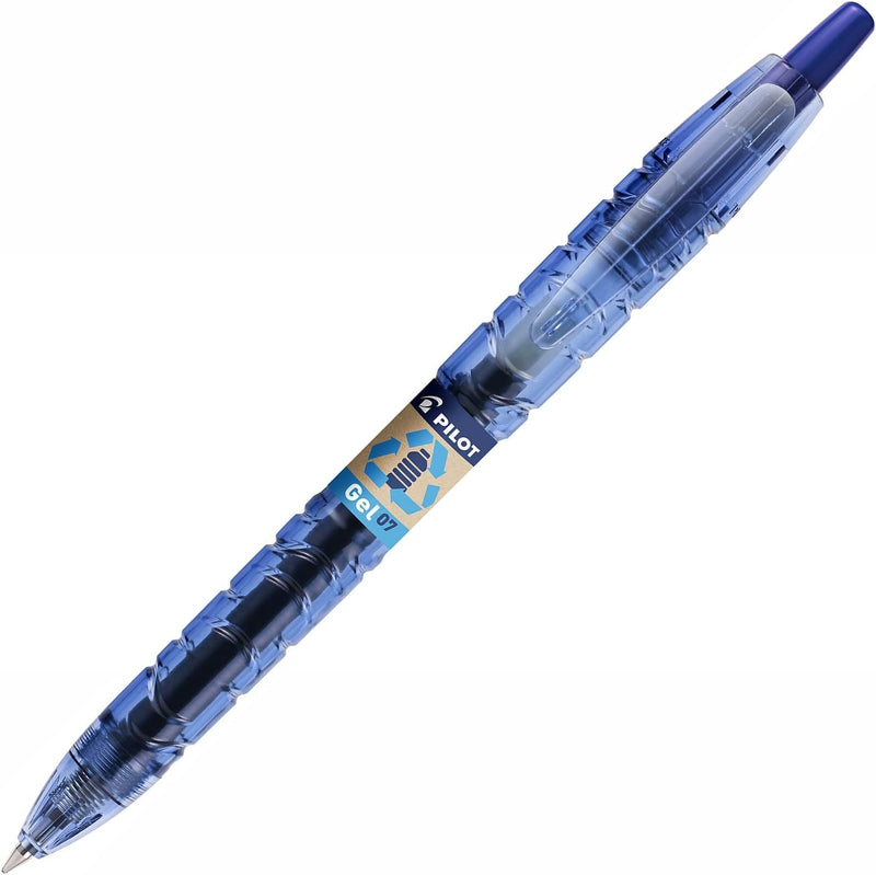 Penna a Gel a Scatto Pilot B2P BeGreen a Tratto 0,7 mm Blu