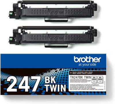 Bundle Toner Originale Brother 247 TWIN Nero - 2 pezzi