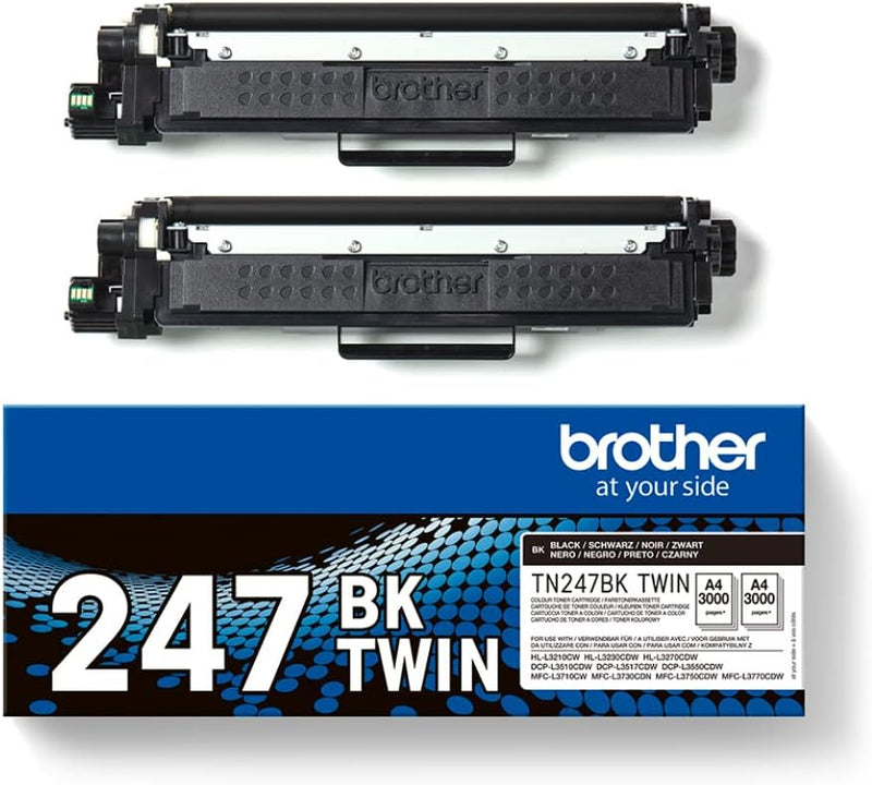 Bundle Toner Originale Brother 247 TWIN Nero - 2 pezzi