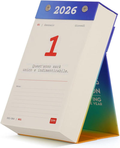 Calendario Motivazionale da Scrivania 12 Mesi Legami Giornaliero 2026
