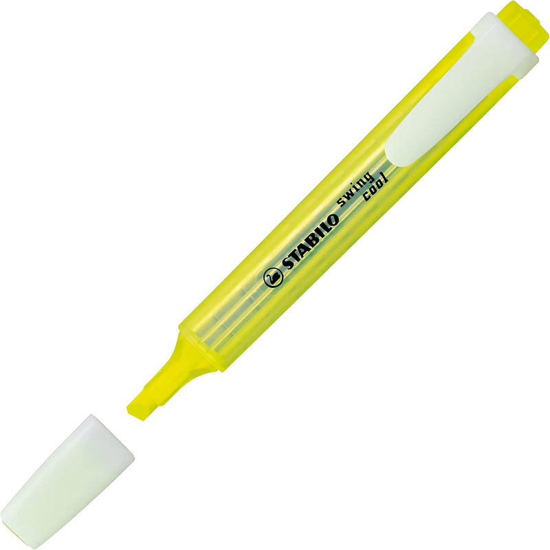 Evidenziatore Stabilo Swing Cool a Tratto 1-4 mm / Giallo