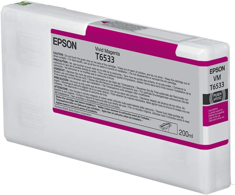 Cartuccia Originale Epson T6533 Magenta Vivido