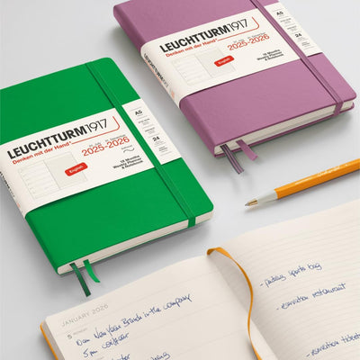 Agenda 18 Mesi Leuchtturm1917 Settimanale Taccuino A5 con Copertina Morbida Spring Leaf 2026
