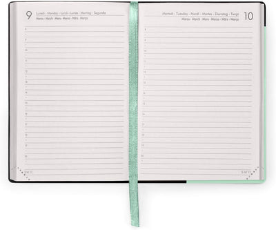 Agenda 12 Mesi Legami Giornaliera Small 2026 Pastel Mint con Chiusura ad Elastico