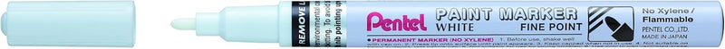 Marcatore Permanente Pentel Paint MSP10 a Vernice con Tratto 1,5 mm Bianco