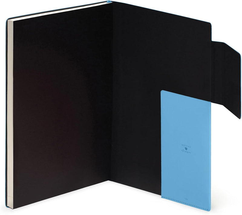 Agenda 12 Mesi Legami Settimanale Maxi 2026 Retro Blue con Chiusura ad Elastico