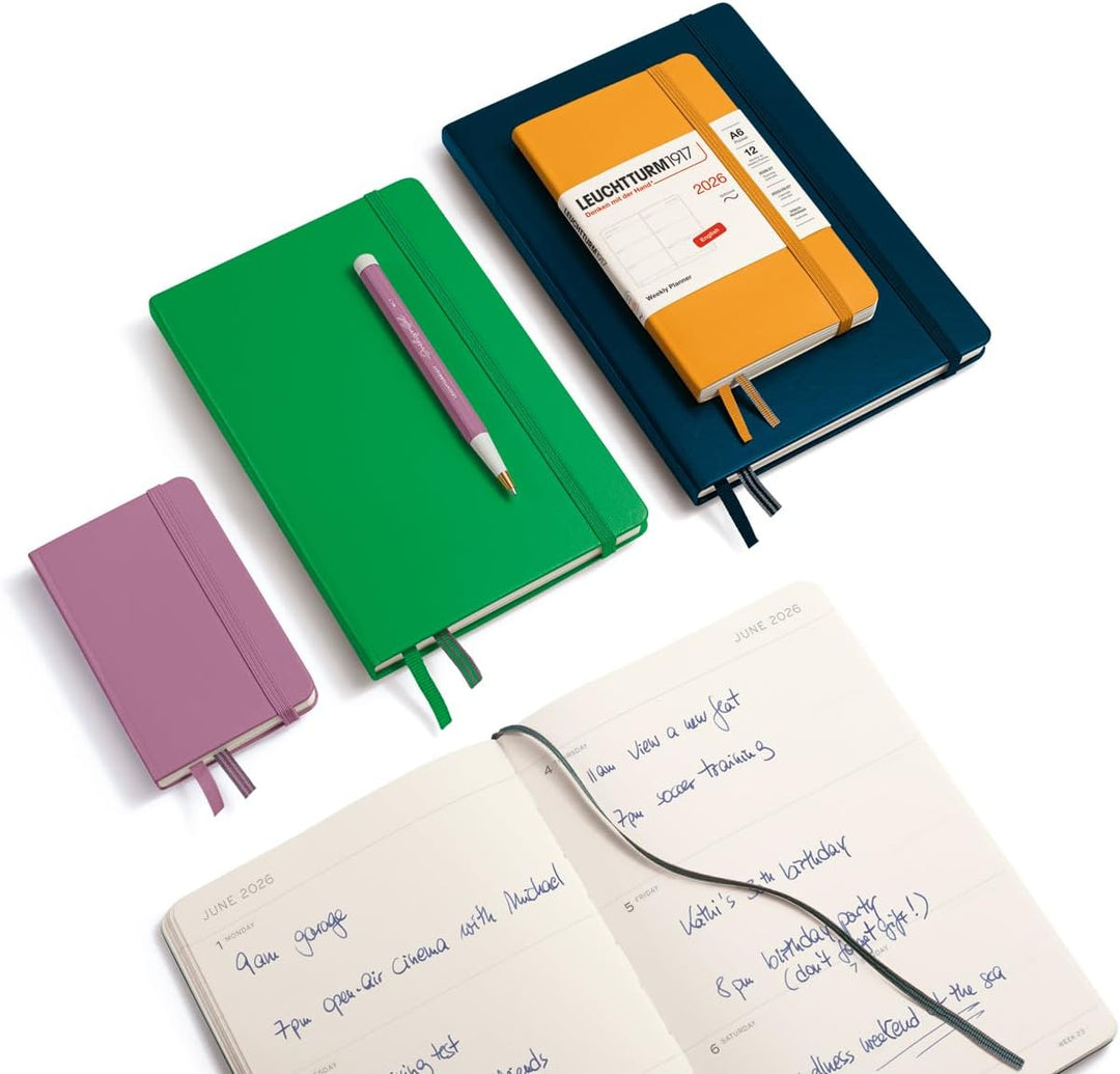 Agenda 2020/2021 Settimanale Grigia Con Copertina Rigida E Chiusura - Foto 6