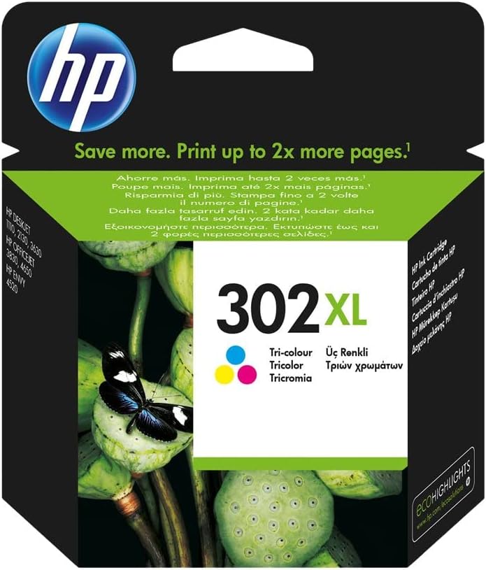 Cartuccia Originale HP 302XL Tri-Color