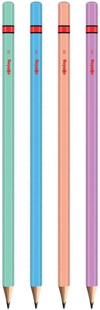 Matite HB Rotring con Fusto Metallic - 4 pezzi