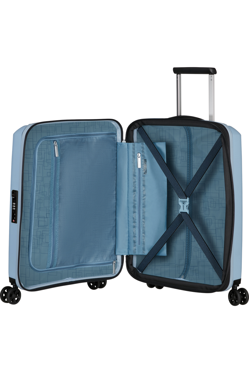 Valigia Piccola American Tourister Aerostep Espandibile TSA Soho Grey 55 cm