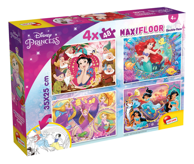 Disney Puzzle Maxifloor Princess - 4 puzzle