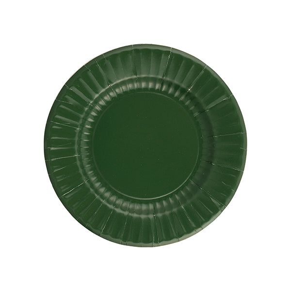 Piatti in Carta Round Verdone 21 cm - 8 pezzi