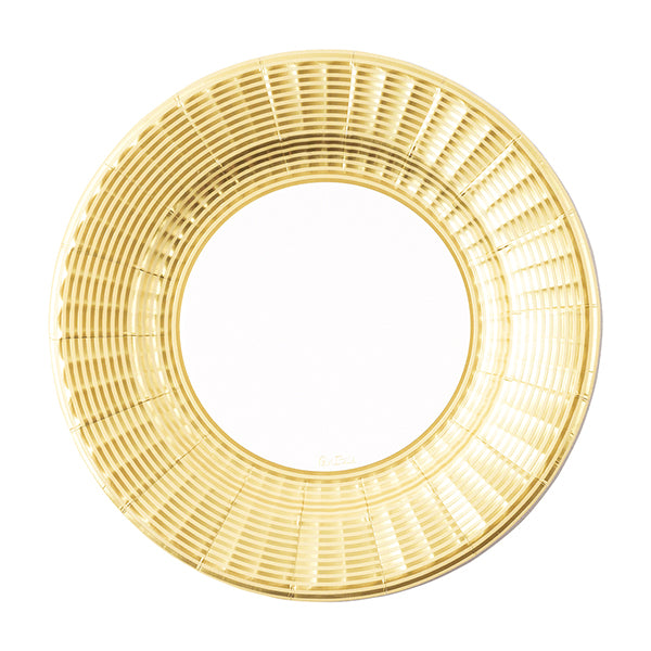 Piatti Fondi in Carta Elegance Gold 27 cm - 8 pezzi