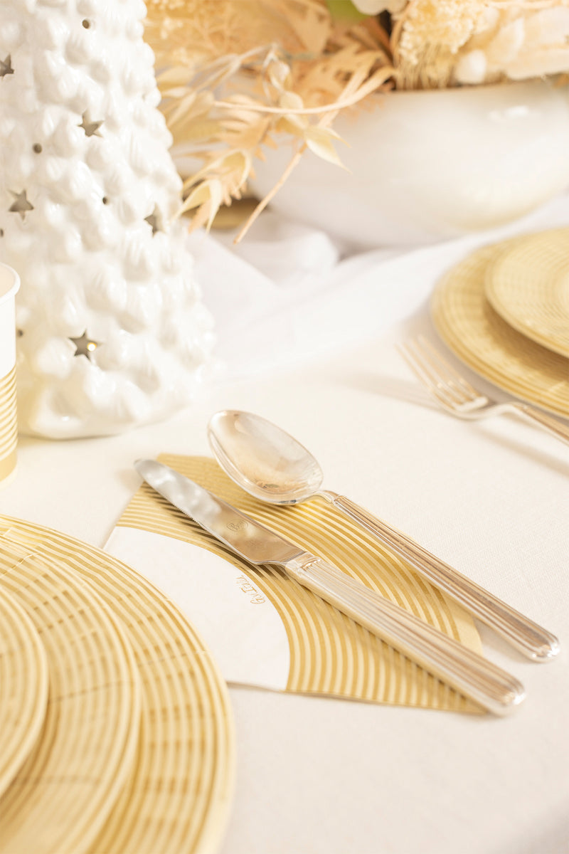 Tovaglioli Elegance Gold 33 x 33 cm - 16 pezzi