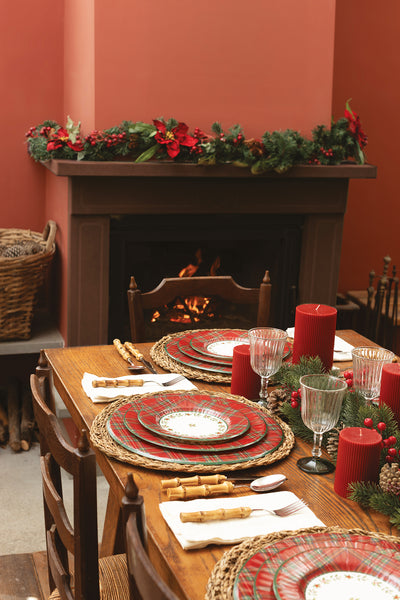 Bicchieri in Carta Scottish Christmas 250 cc - 8 pezzi