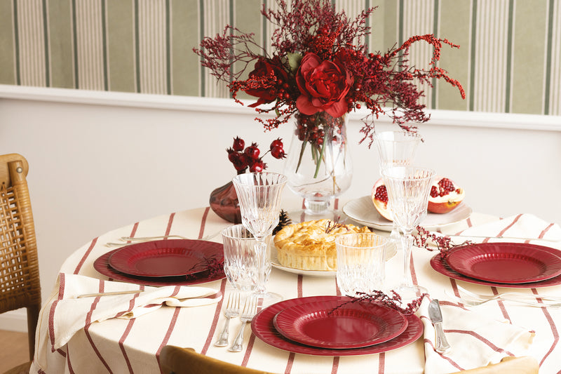 Tovaglioli in Carta 3 Veli Bordeaux 33 x 33 cm - 16 pezzi