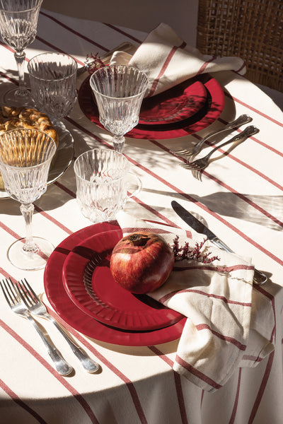 Tovaglioli in Carta 3 Veli Bordeaux 33 x 33 cm - 16 pezzi