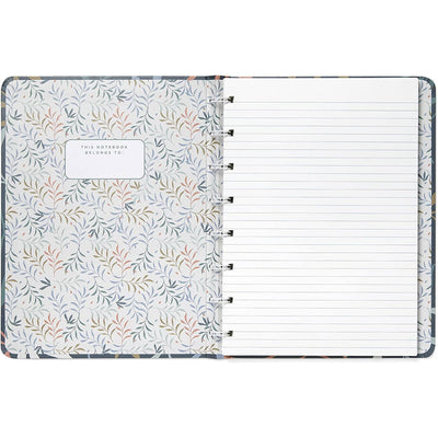 Notebook Ricaricabile A5 Filofax Botanical Blu