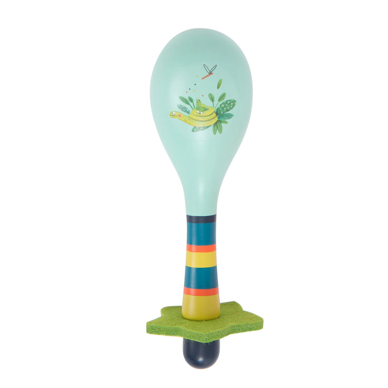 Maracas in Legno Verde