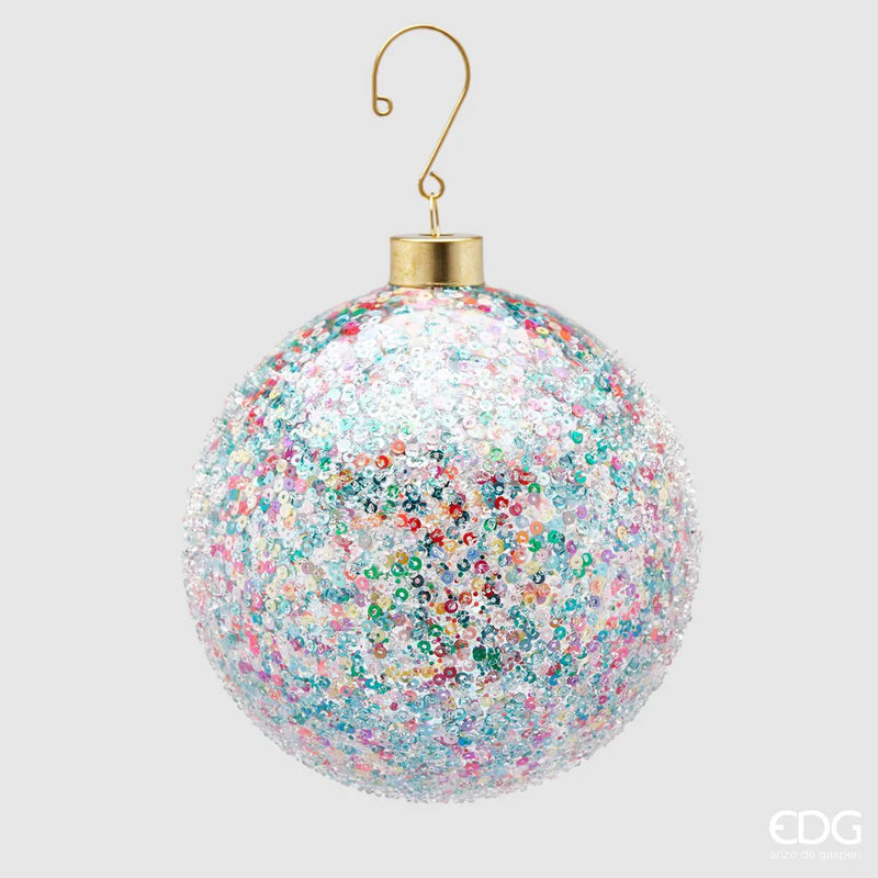 Sfera Vetro Rainbow Multicolor 12 cm