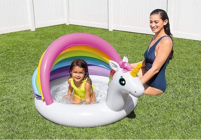 Materassino Gonfiabile Unicorno 128 x 69 x 102 cm