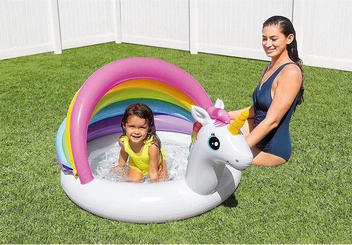 Materassino Gonfiabile Unicorno 128 x 69 x 102 cm