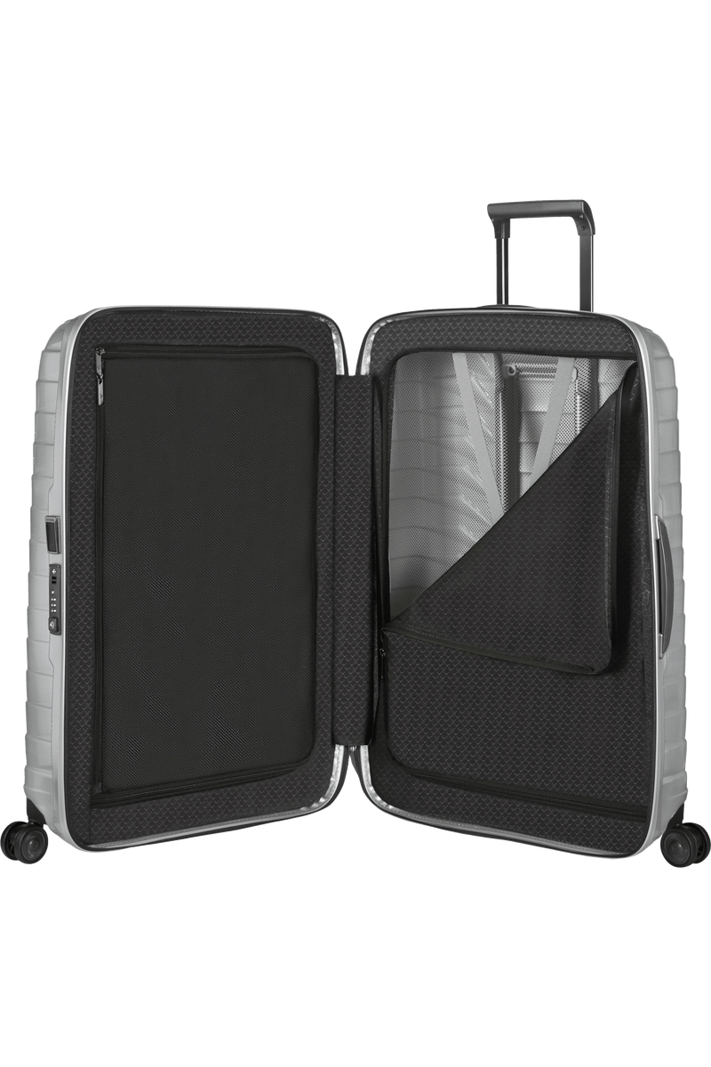Valigia Media Samsonite Proxis Spinner 69 cm Argento