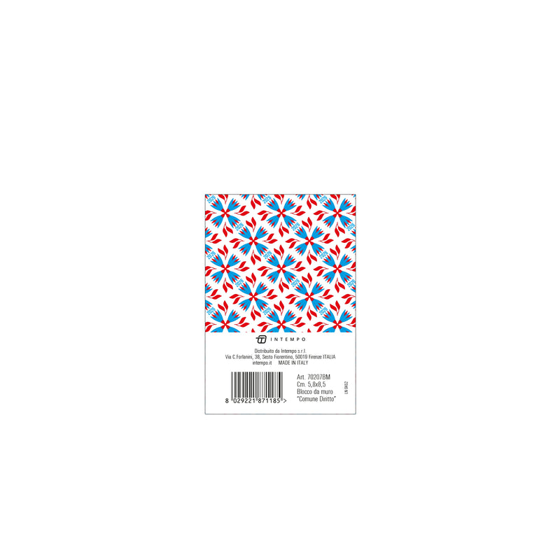 Calendario Blocco Murale Giornaliero Intempo Verticale 5,8 x 8,5 cm