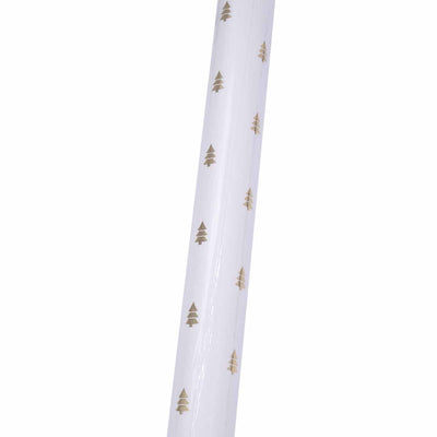 Carta Regalo Albero Bianco e Oro 200 x 70 cm