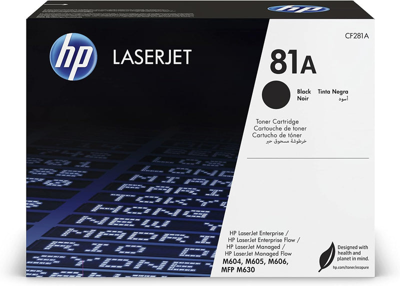 Toner originale LaserJet HP 81A Nero