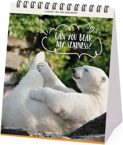 Calendario da Tavolo 12 Mesi Legami con Planner Annuale 2026 Take it Easy 12 x 14,5 cm