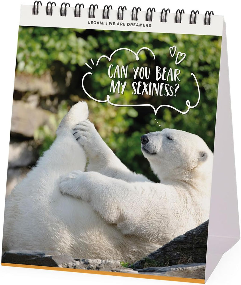 Calendario da Tavolo 12 Mesi Legami con Planner Annuale 2026 Take it Easy 12 x 14,5 cm