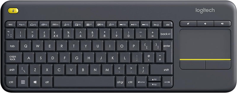 Tastiera Wireless Logitech K400 Plus con Touchpad Integrato Francese