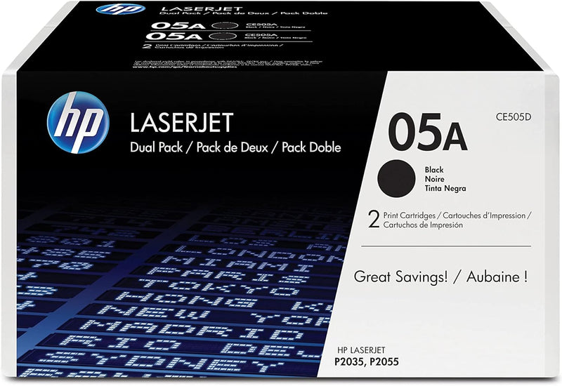 Multipack Toner originale LaserJet HP 05A Nero - 2 pezzi